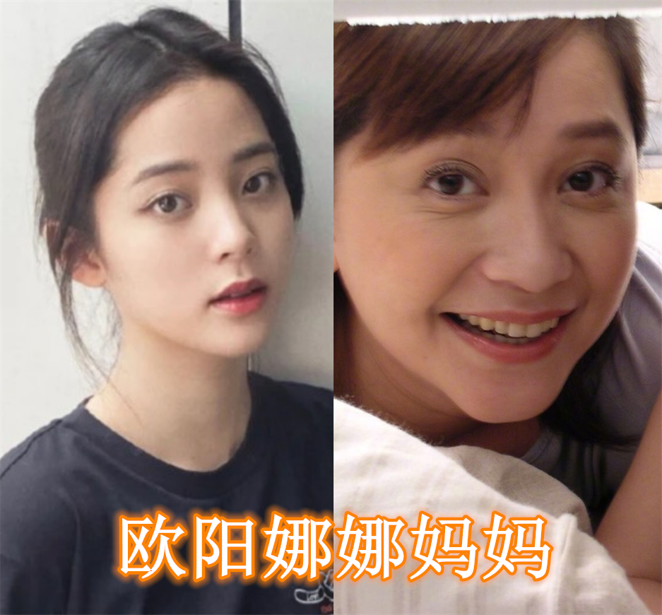 欧阳娜娜妈妈，鞠婧祎妈妈，杨紫妈妈，看到沈月妈妈：生了个自己