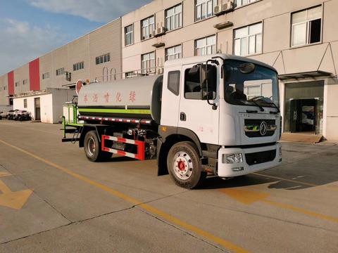 园林环卫12方绿化洒水车价格及取力器工作原理