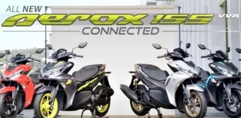 雅马哈发布2021款最帅水冷踏板NVX155,升级后双气囊减震