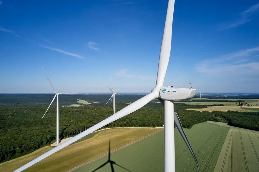 远景在法国勃艮第地区投运的风电场