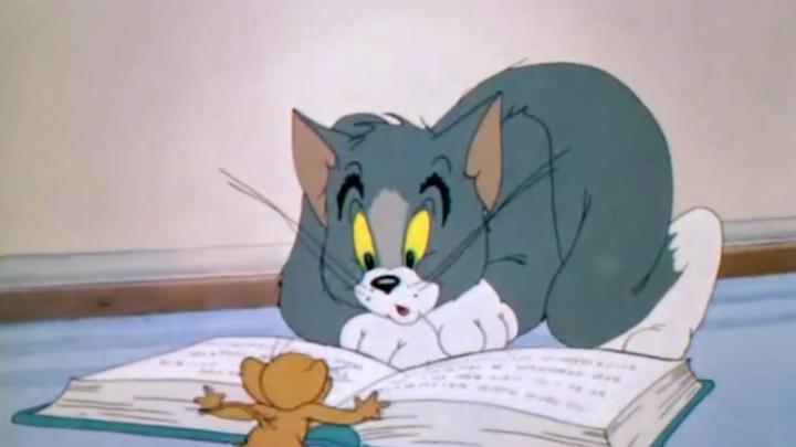 猫和老鼠:汤姆和杰瑞这是成朋友了吗,还一起看书,看不