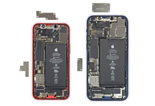 iphone12拆机,11拆机图解iphone iphone12mini拆解图曝光内部堆叠精密令三星也只能避战