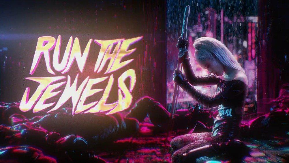 cyberpunk 2077 x run the jewels 联名 mv 《no save point》