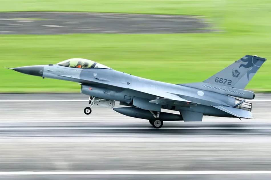 此次失事的F-16战机,机号6672