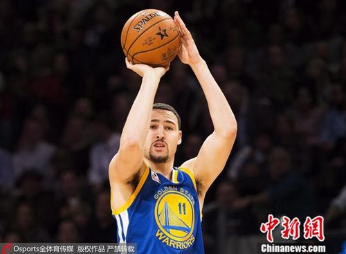 资料图:克莱-汤普森。图片来源:Osports全体育图片社