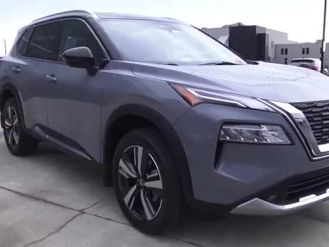 【新车展示】实拍2021日产Rogue Platinum-外观内饰细节