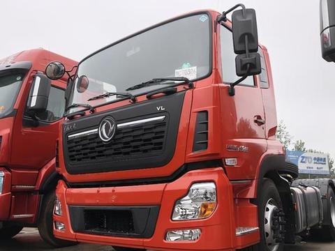 车身高度仅2.85米,跑国道不怕限高杆,实拍东风天龙VL重卡