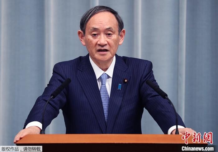 資料圖:日本首相菅義偉。