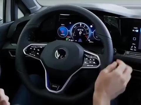 2021款大众高尔夫GTE实车展示