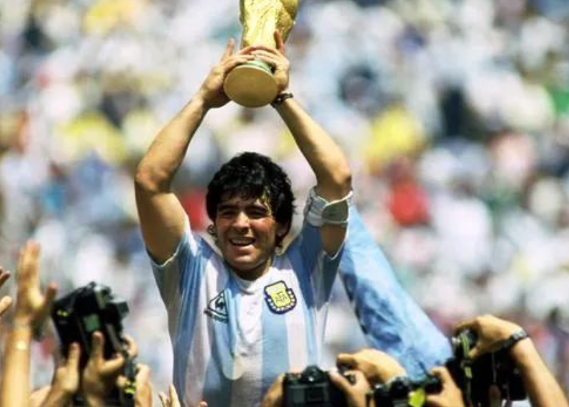 　▲马拉多纳帮助阿根廷1986年世界杯夺冠