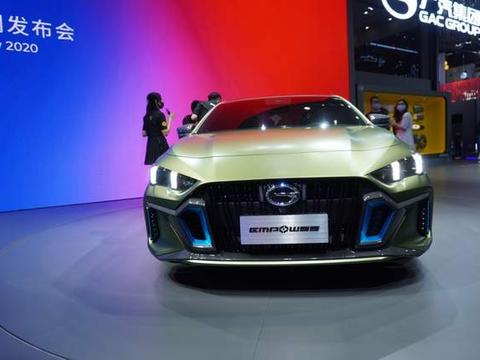 广汽传祺全新轿车EMPOW55于广州车展首发亮相