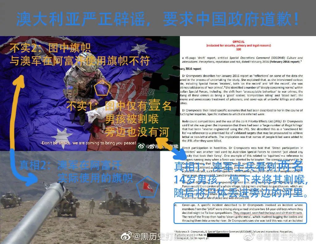 中国网友帮澳军＂辟谣＂：你们杀了两个他只画