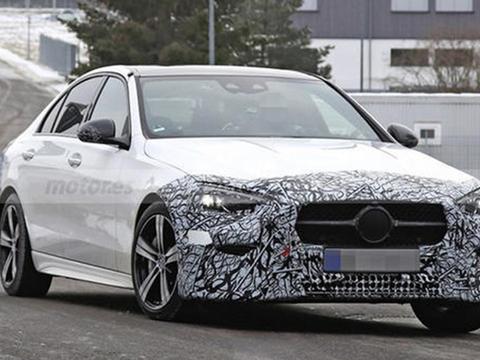 奔驰全新C级路试谍照曝光 换装全新设计语言