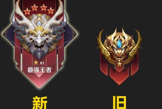 王者荣耀段位图片2021,王者荣耀s25赛季 王者荣耀:s22赛季段位图标全面升级!荣耀龙头有点帅!