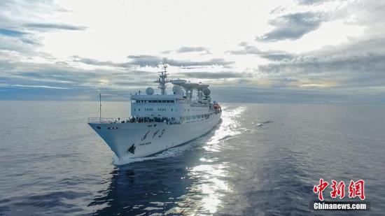 护送嫦娥五号“回家” 远望3号船抵任务海域准备