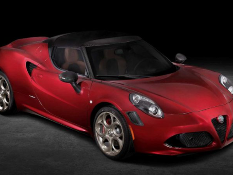 2020款阿尔法罗密欧4C spider限量版官图发布