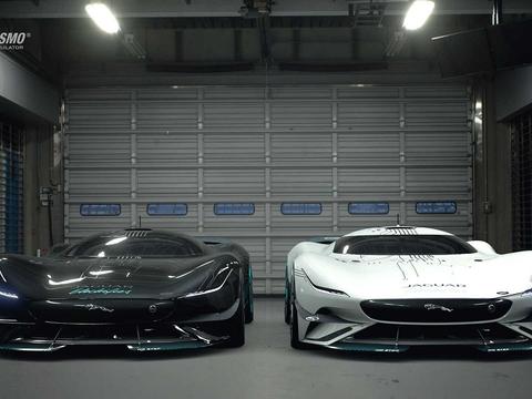 百公里加速不到2秒 捷豹Vision Gran Turismo SV官图发布