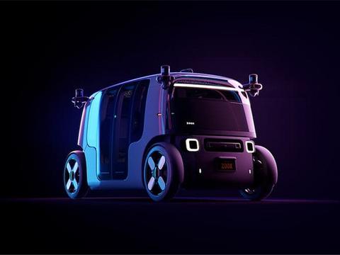 外形方正 内置星空顶 亚马逊推出首款电动无人驾驶出租车