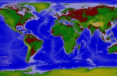 海平面上升100米：中国哪些省市将会消失？全球哪国...