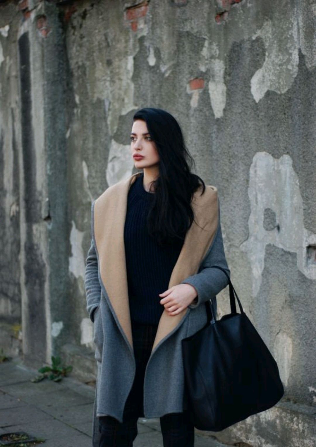 优雅简约的冬季日常穿搭，随性低调又有气场，照着穿美出新高度