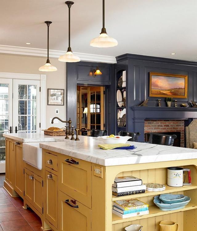 开放式厨房岛台设计,不同的色调与风格,彰显与众不同的厨房空间