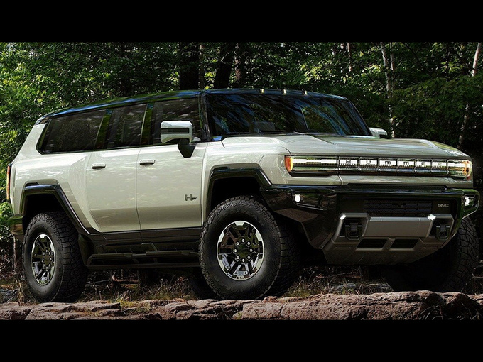 悍马新纯电SUV即将登场!前格栅灯带+全轮转向 明年2月发布