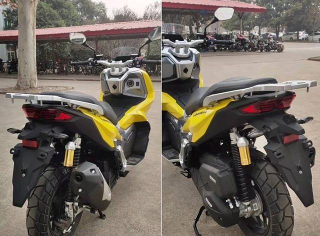 大阳kpv150踏板摩托车,大阳踏板摩托车v锐150 大阳150adv踏板实车亮相 配置异常丰富 kpv150危险了