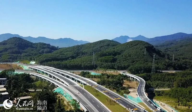 告别"山路十八弯!儋白高速公路全景图来啦