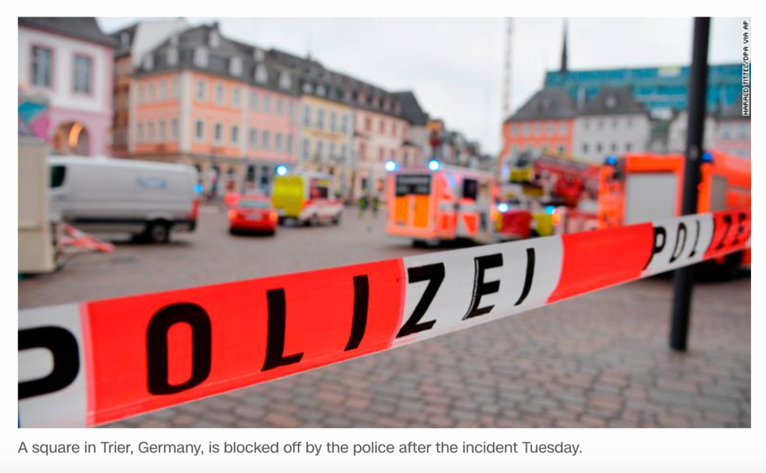 “马克思故乡”突发惨案 德媒：这是黑暗的一天