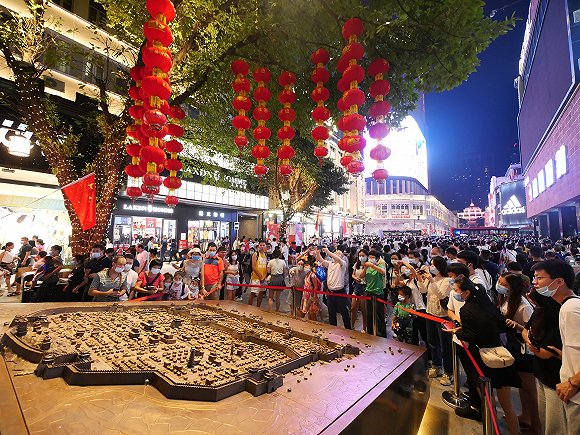 北京路清代广州城坊示意图(图片来源:cfp)