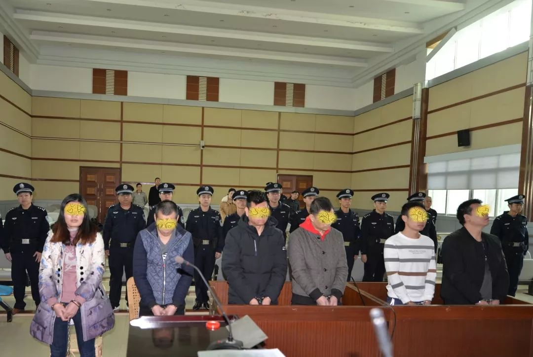 ▲一审宣判现场