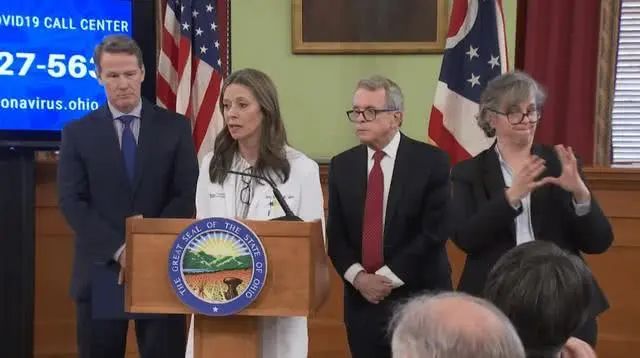 美国俄亥俄州人口当中或已有10万人感染新冠肺炎