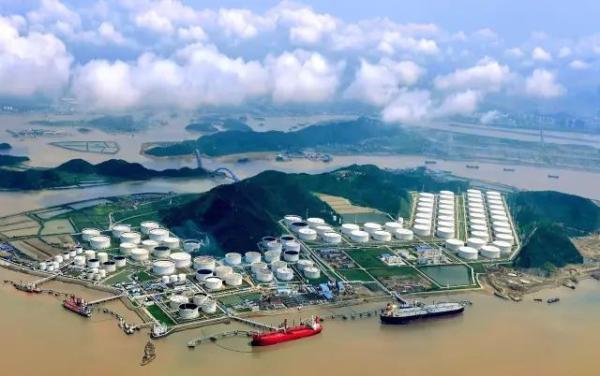 浙江舟山岙山岛国家石油储备基地