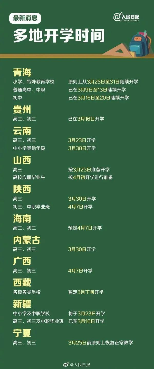 开学时间官宣?教育局通知已发布!公交通车!省考你开始冲刺了吗?