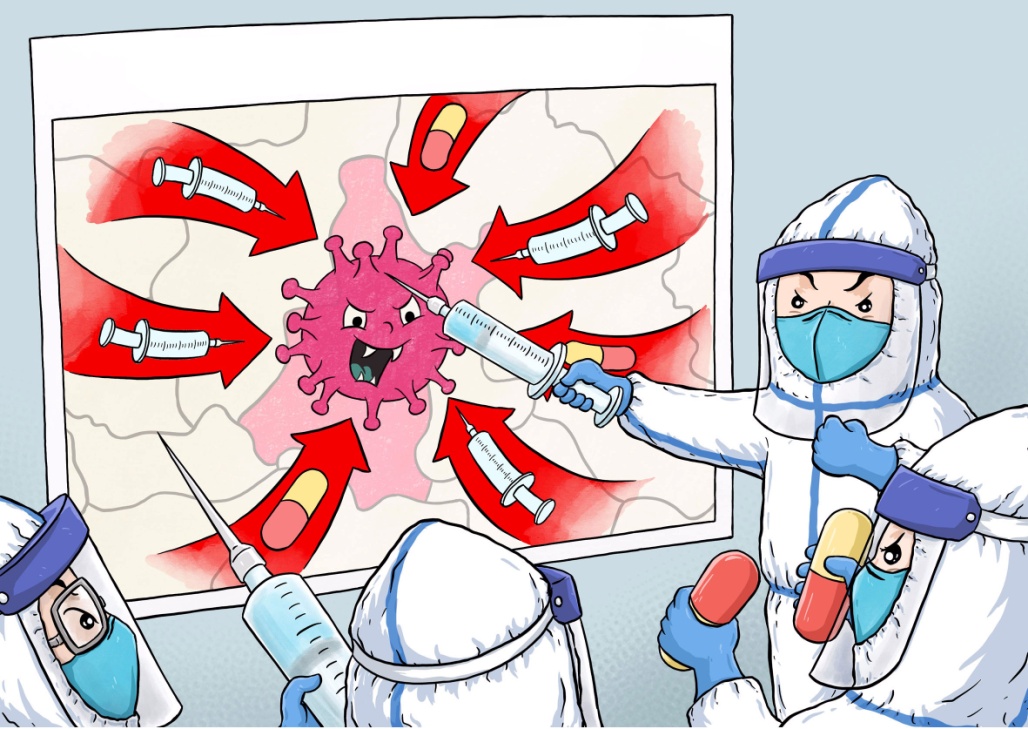 离鄂通道解封迎胜利时刻 一组漫画带你回顾抗疫之路