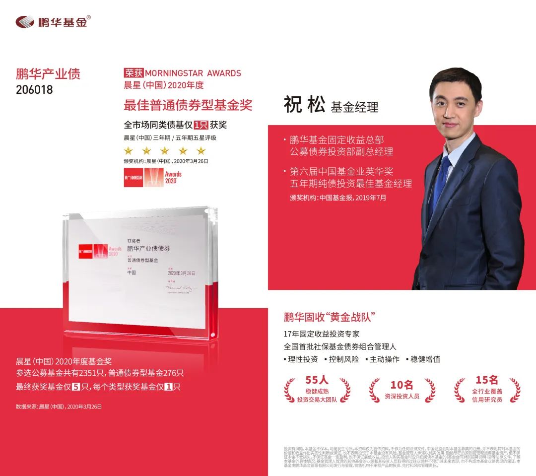 视频|晨星奖@鹏华产业债,对话祝松:如何穿越债市牛熊长跑致胜?