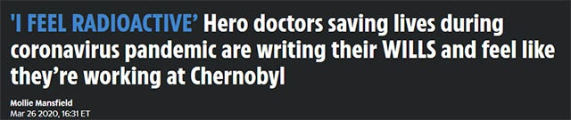 一线美国医生：感觉像在切尔诺贝利工作有人已