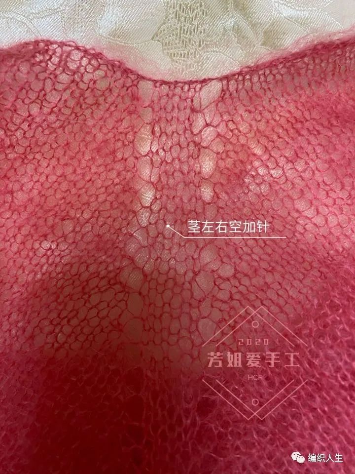 仙气飘飘:仙气女士棒针短袖马海毛套衫(有编织说明)