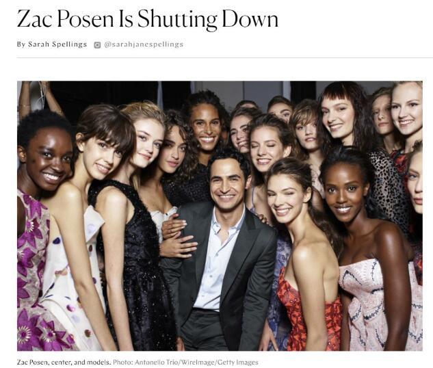 破产的辛德瑞拉Zac Posen!看来裙子再好看,人们买不起也没用