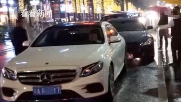 推着玛莎拉蒂撞上奔驰 醉驾哈弗女司机＂悲剧＂
