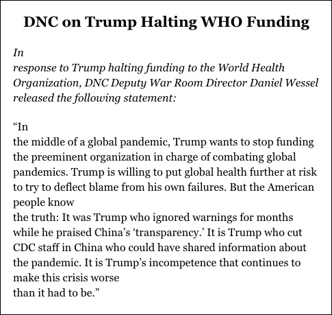 特朗普＂断供＂世卫组织 柳叶刀主编：对全人类