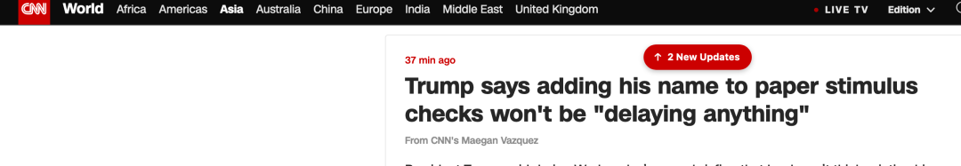 CNN报道截图