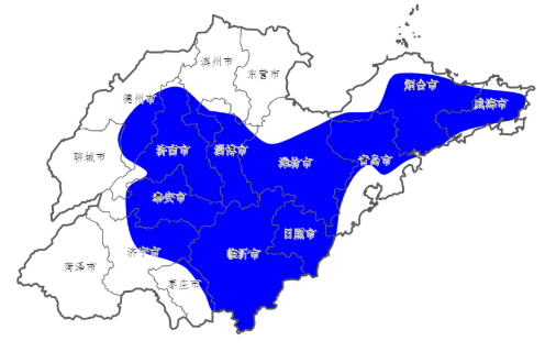 图3 23日凌晨霜冻区