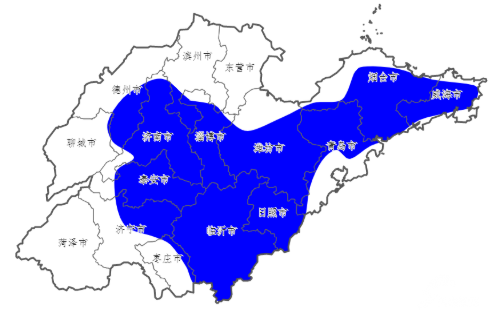 图3 23日凌晨霜冻区