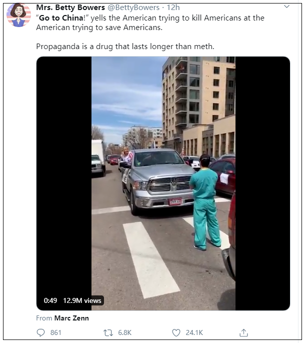 “滚去中国”成美国热搜词 这一幕“载入史册”