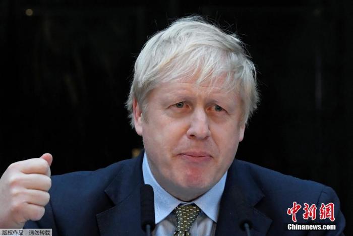资料图:英国首相鲍里斯·约翰逊。