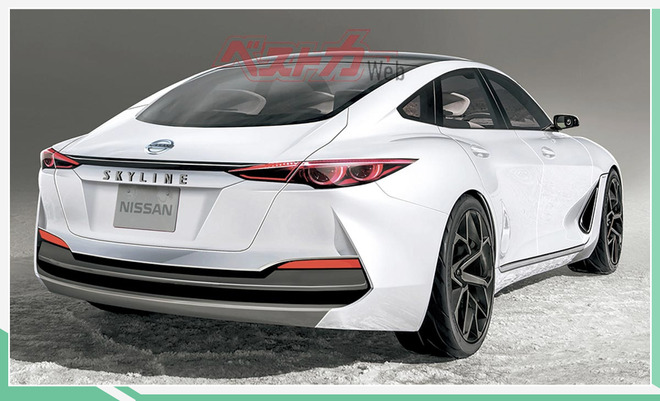 外观/动力均改变!日产Skyline V38假想图