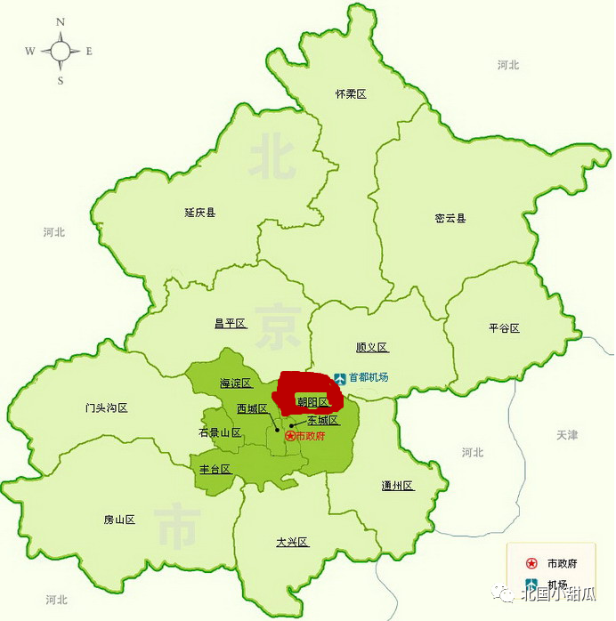 朝阳区,北京中心城区面积最大的一个,祖国的心脏,已处于危险中.