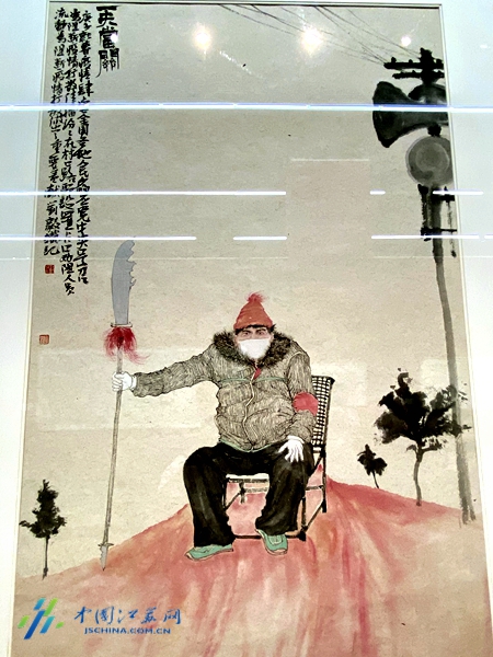240件书画作品致敬英雄江苏省抗疫主题美术书法精品展开幕