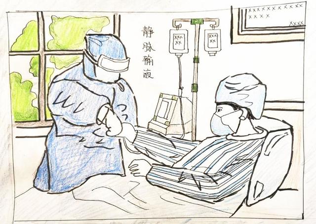 “疫”线漫画丨济宁80后女护士 手绘画记录“战友”情谊